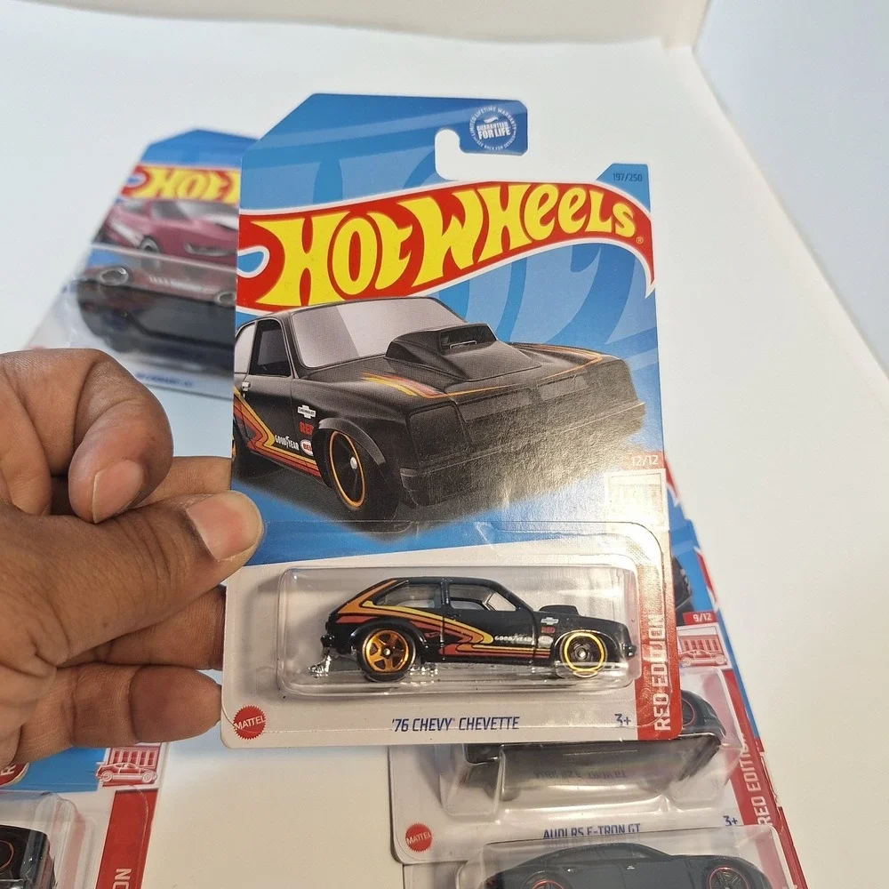 Hot Wheels Target Red Edition Some Damage 6 Cars Mustang/ Camaro